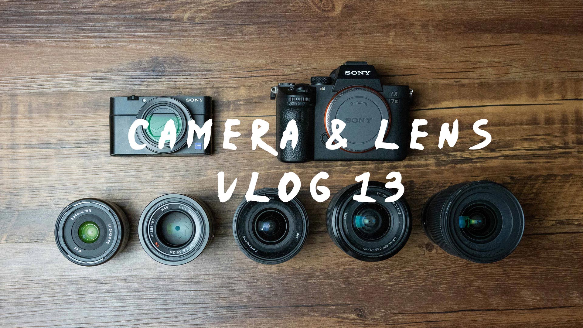 我的相机和镜头:2018年装备清单 | ZUOLUOTV | VLOG13